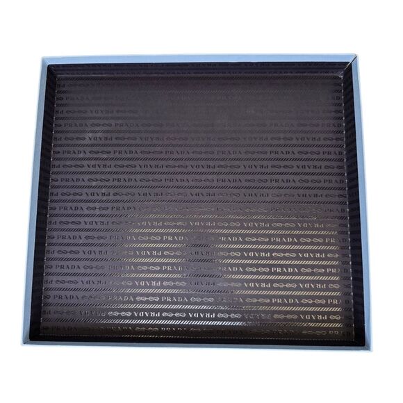 Authentic PRADA Empty Light Blue Box w Tissue Paper & Dustbags 13.75"x12"x5.25" - Picture 8 of 15